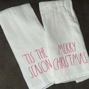 Rae Dunn Christmas Tea Towels